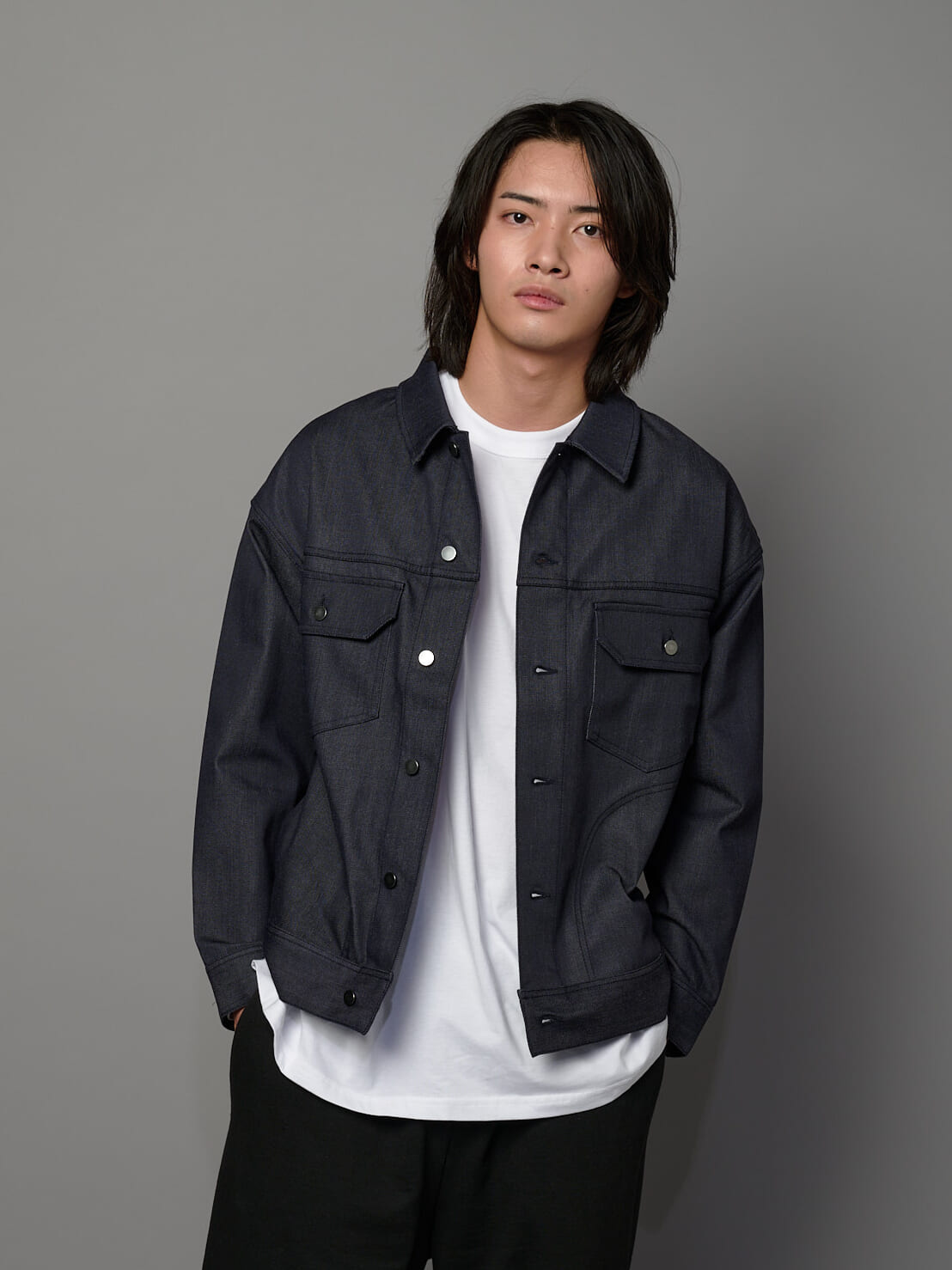 エディターが愛用するニューバランスのGジャン MET24 Denim Jacket　着用感