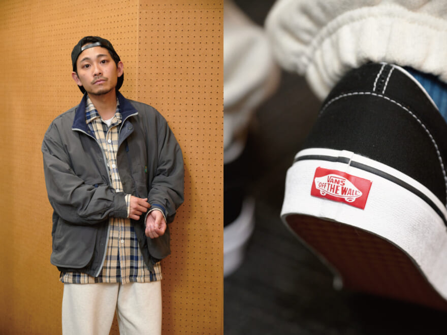 定番人気VANS「ERA（エラ）のブラックスニーカーをアウトドアミックスで【オシャレな人が買ってよかった新作アイテムスナップ／DAY27】