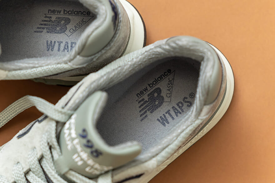 WTAPS® × New Balance MADE in USA 998　ビジュアル　インソール　ロゴ寄り