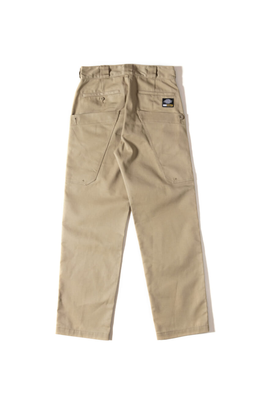 GRIP SWANY Dickies コラボレーション　グリップスワニー　ディッキーズ　パンツ　ベージュ　背面