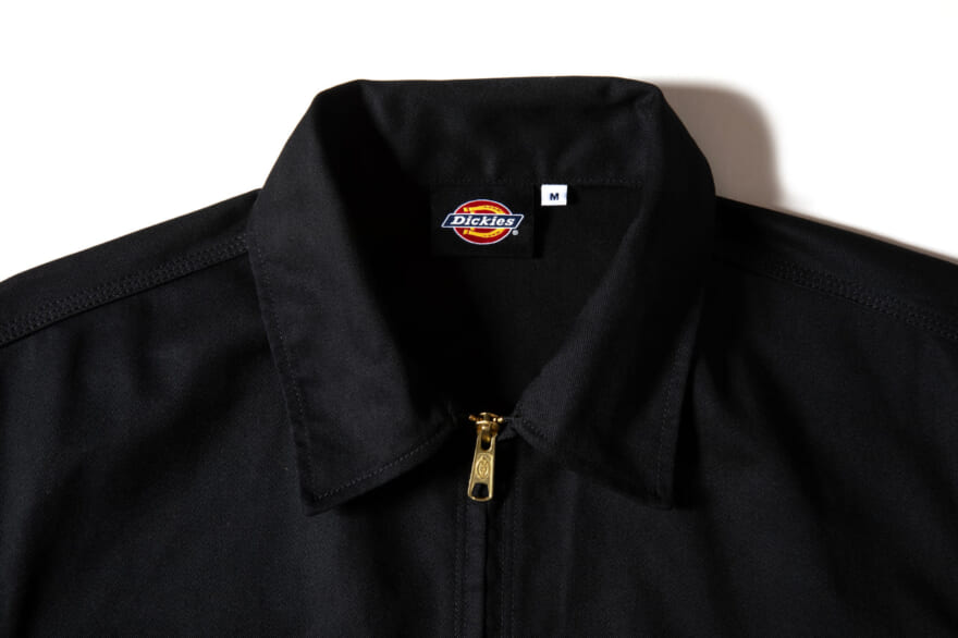 GRIP SWANY Dickies コラボレーション　グリップスワニー　ディッキーズ　ジャケット　ブラック　ロゴ寄り