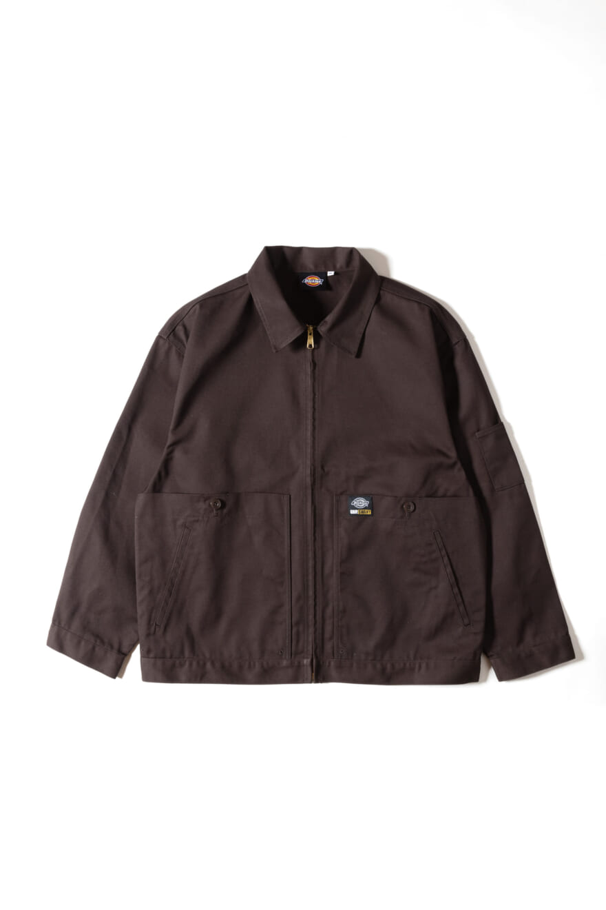 GRIP SWANY Dickies コラボレーション　グリップスワニー　ディッキーズ　ジャケット　ブラウン