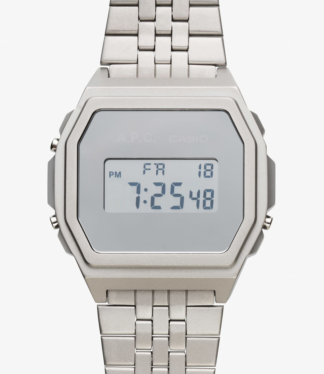 A.P.C.　アーペーセー CASIO カシオ コラボレーションモデル　シルバー　文字盤