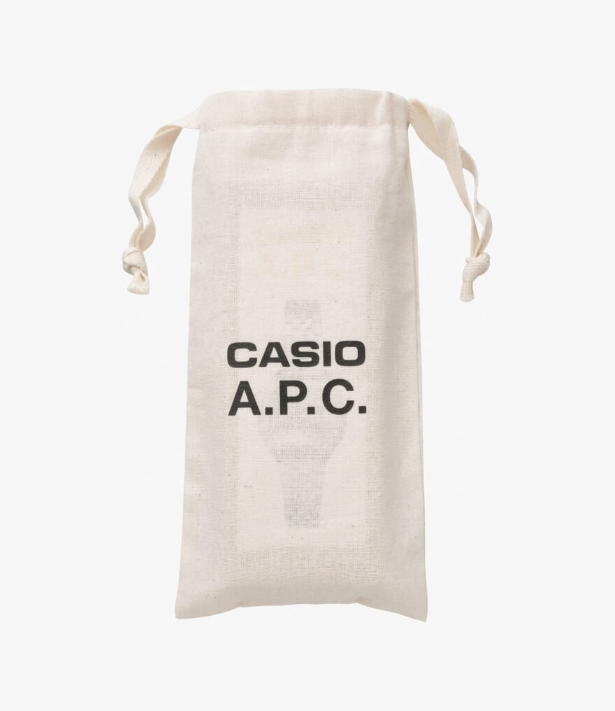 A.P.C.　アーペーセー CASIO カシオ コラボレーションモデル　巾着