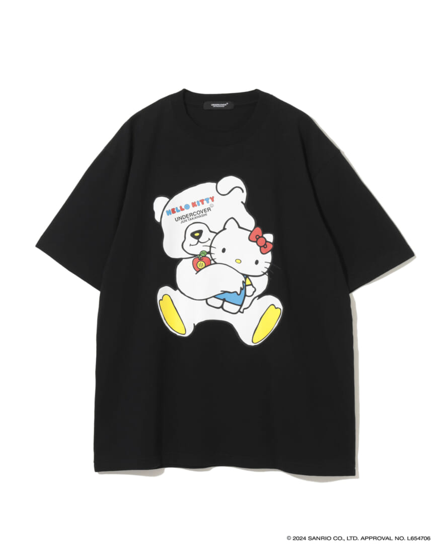 サンリオキャラクターズ　アンダーカバー　Tシャツ　ブラック