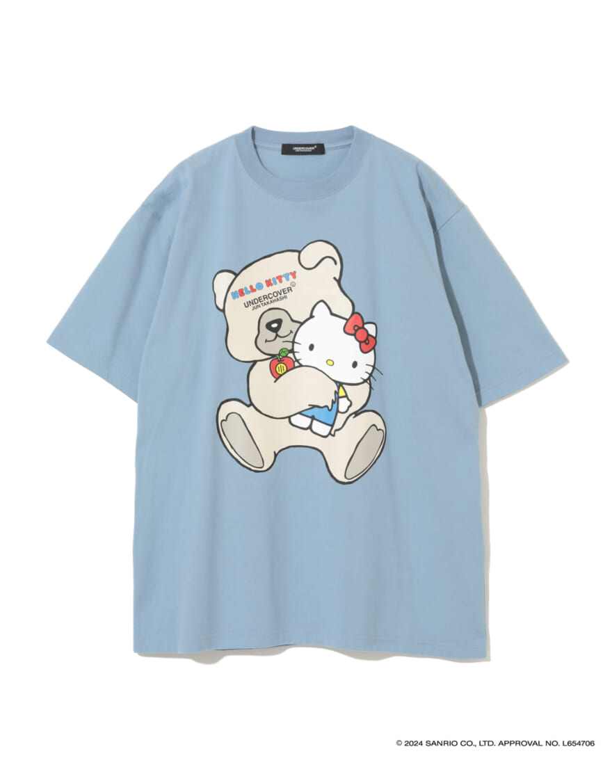 サンリオキャラクターズ　アンダーカバー　Tシャツ　ブルー