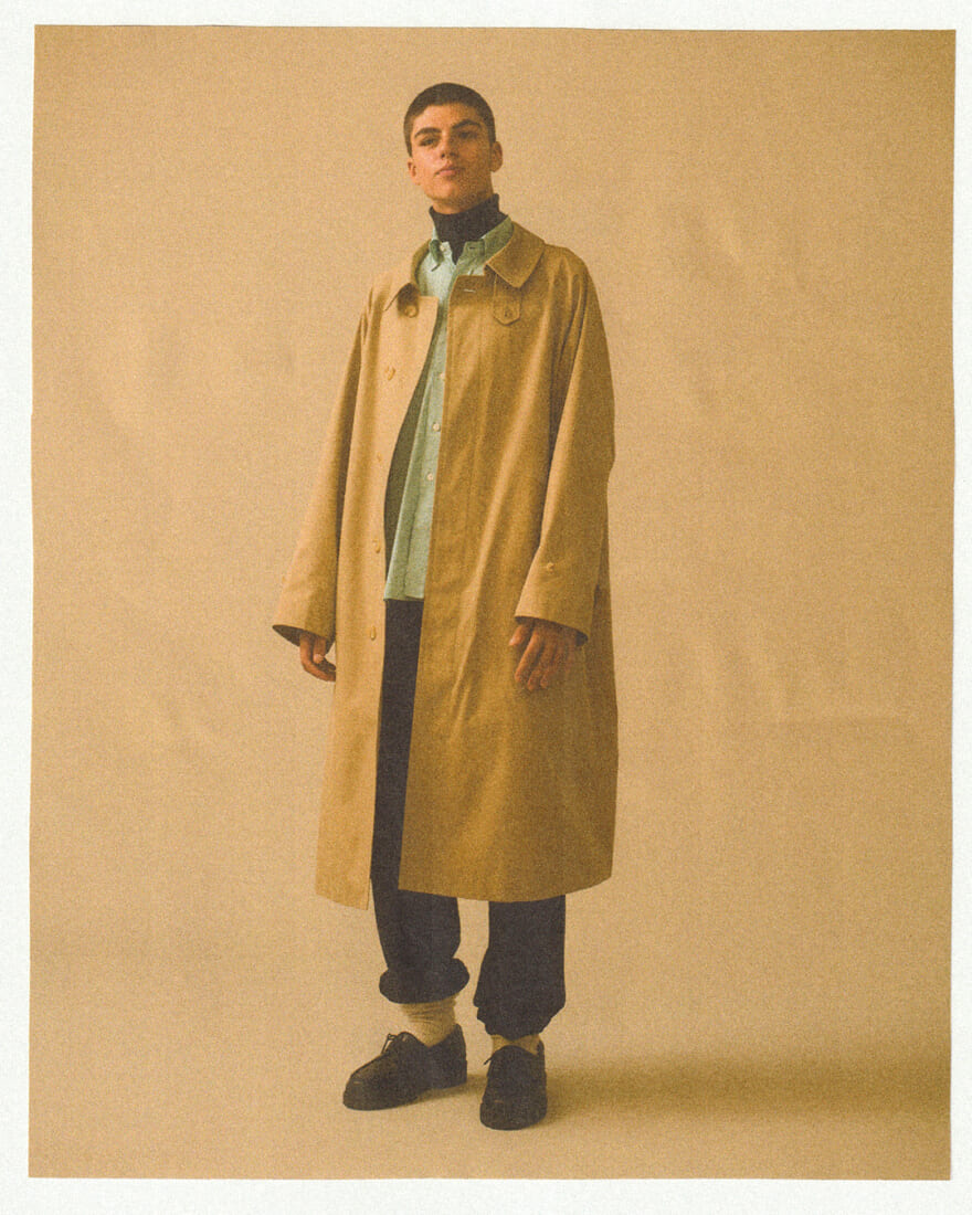 Aquascutum for JOURNAL STANDARD “EX BALMACHAN COAT“ 　 英国発のファッションブランド「Aquascutum (アクアスキュータム)」 JOURNAL STANDARD別注コート　ビジュアル４