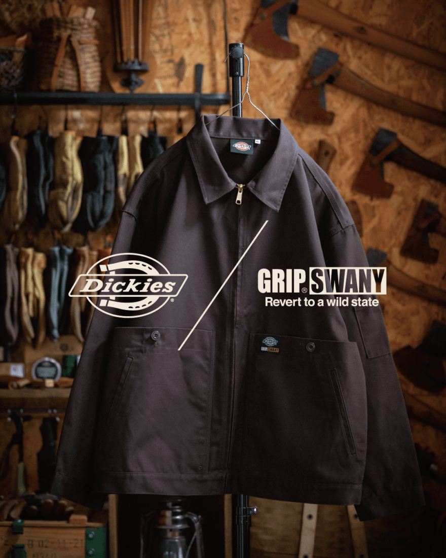 GRIP SWANY  Dickies コラボレーション　グリップスワニー　ディッキーズ　ジャケット　イメージビジュアル