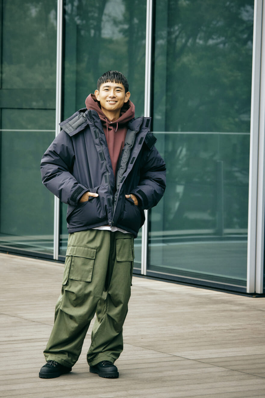 ②〈Marmot×BEAMS〉のダウンパーカの正解着こなし　