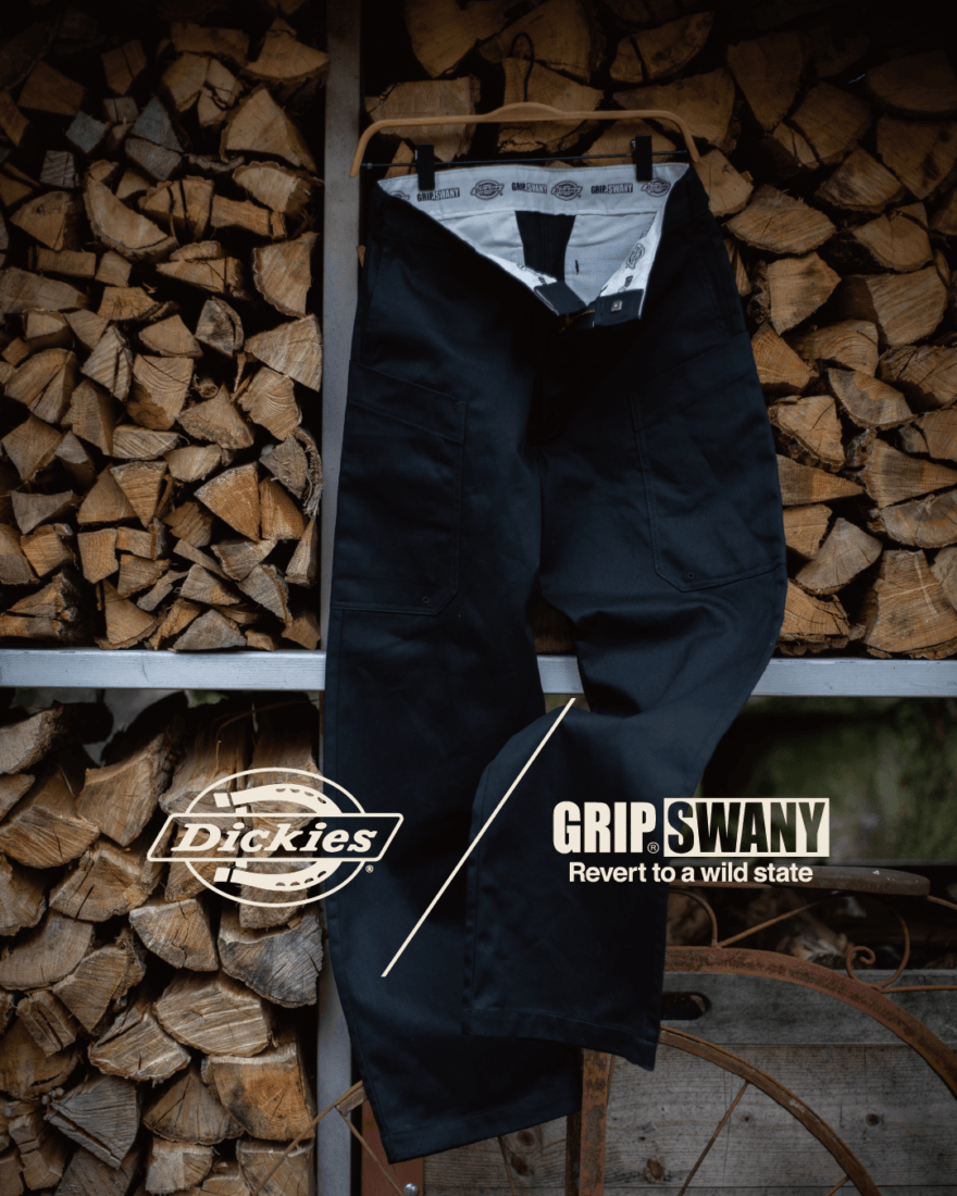 GRIP SWANY  Dickies コラボレーション　グリップスワニー　ディッキーズ　パンツ　イメージビジュアル