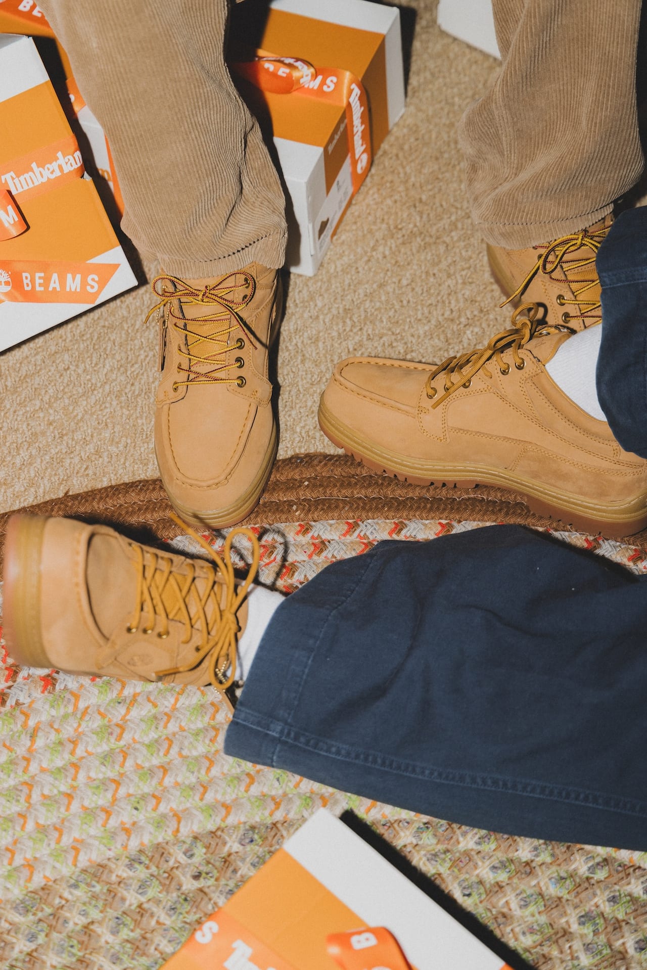 MOC TOE image2　Timberland × BEAMS 別注 HERITAGE GORE-TEX MOC TOE MID WHEAT NUBUCK