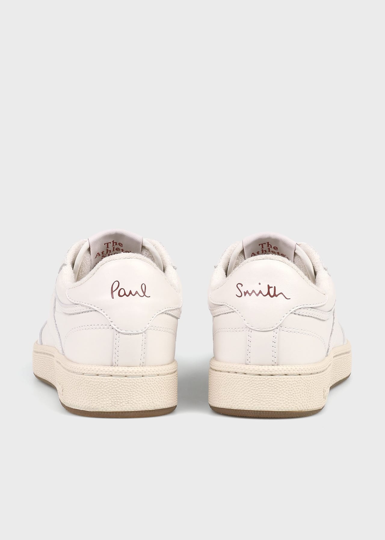 PAUL SMITH AND REEBOK COLLABORATE ON EXCLUSIVE CLUB C 85 COLLECTION ‘Paul Smith + Reebok CLUB C 85 VINTAGE’　リーボック　ポール・スミス コラボ　ホワイト　踵