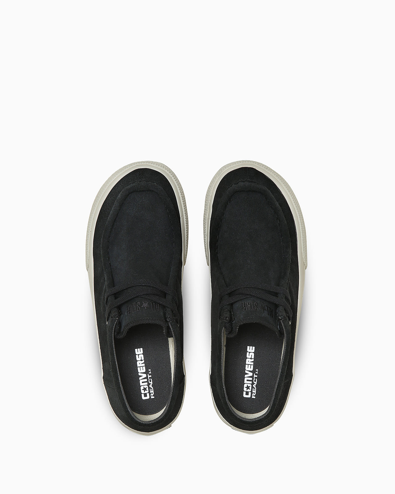 BOARDERSTAR MOCCASIN OX ブラックモノクローム　アッパー