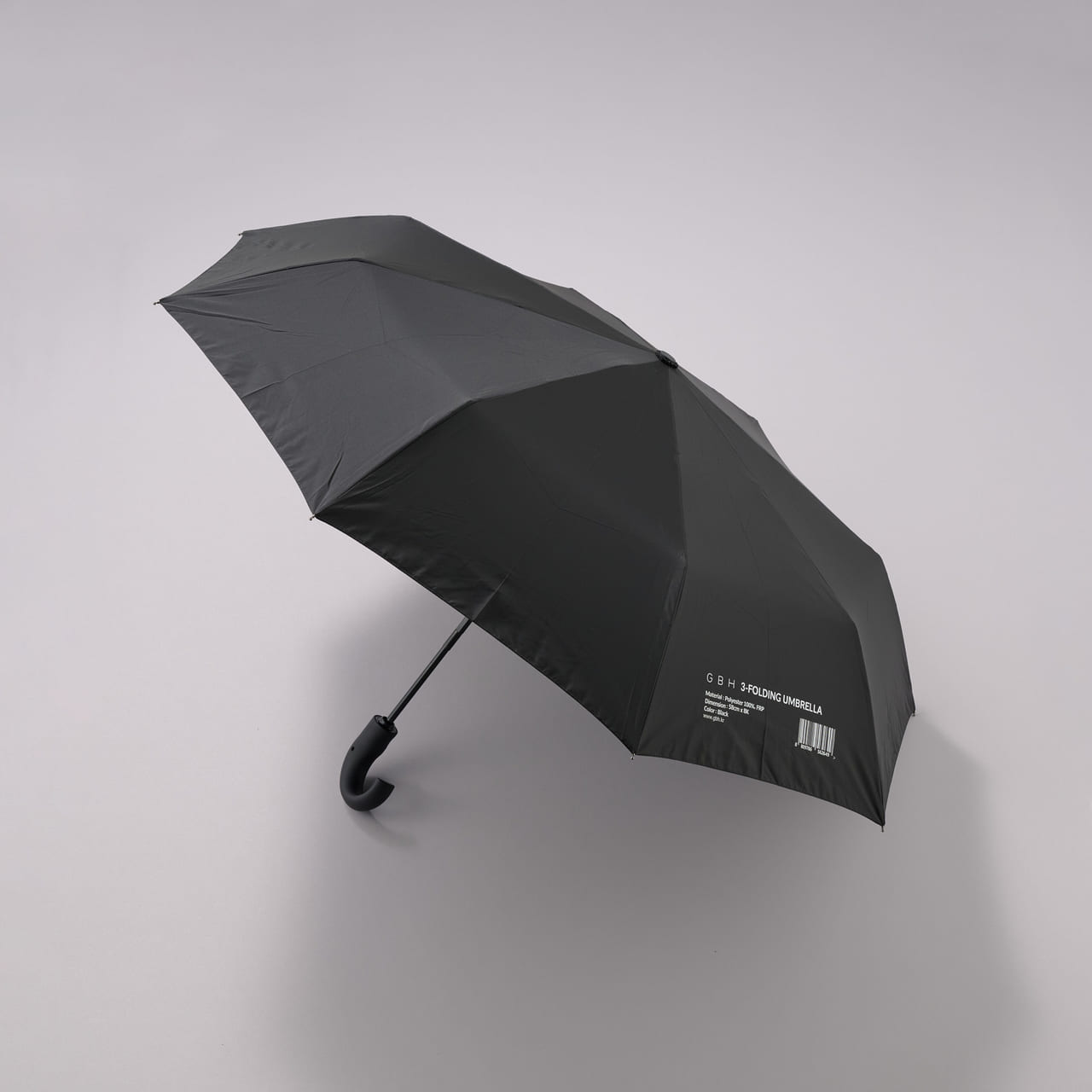 GBHの折り畳み傘 3-FOLDING UMBRELLA　広げた状態