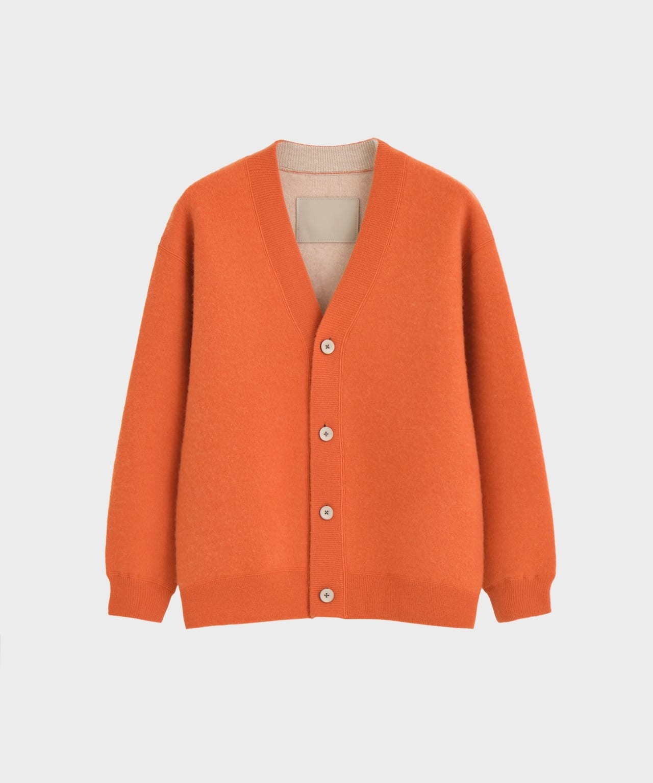 REVERSIBLE CARDIGAN orange