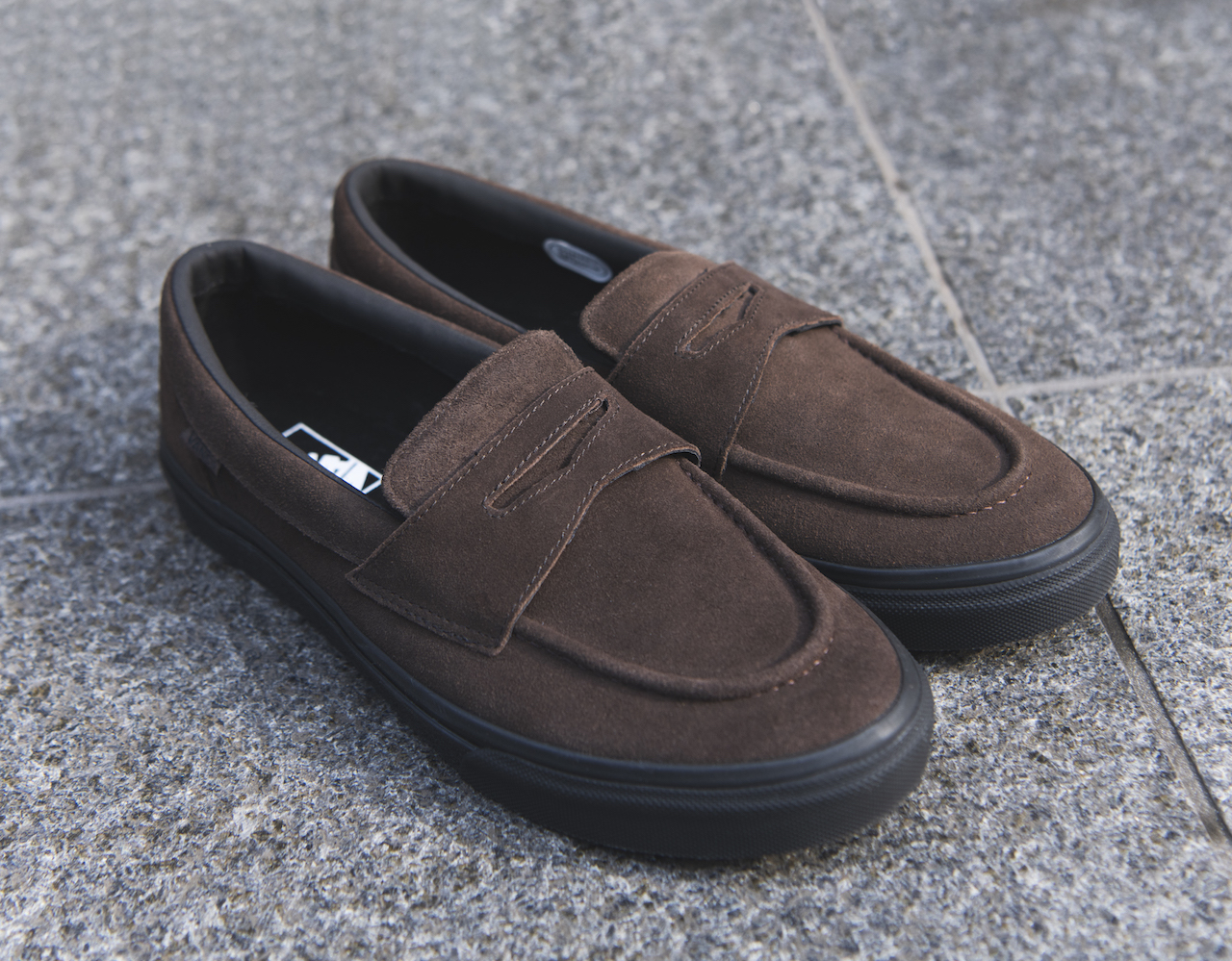 VANS LOAFER　ブラウン　全体