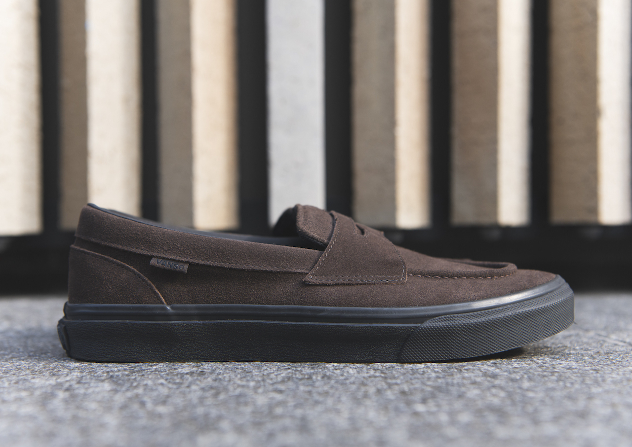 VANS LOAFER　ブラウン　サイド