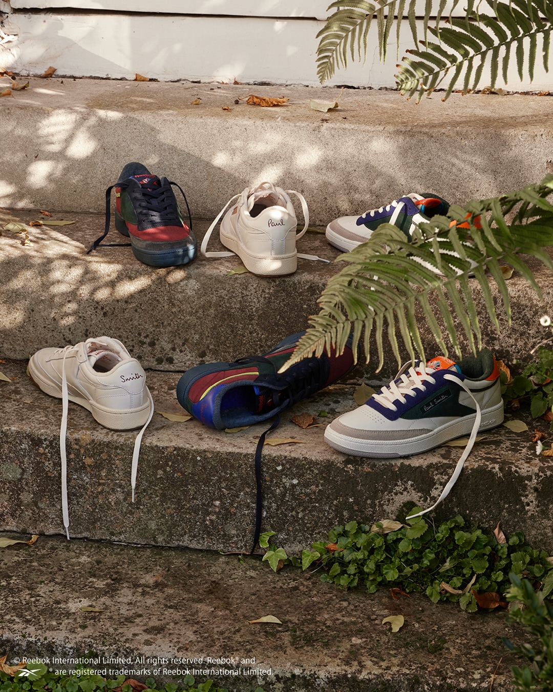 PAUL SMITH AND REEBOK COLLABORATE ON EXCLUSIVE CLUB C 85 COLLECTION ‘Paul Smith + Reebok CLUB C 85 VINTAGE’　リーボック　ポール・スミス コラボ　ビジュアル１