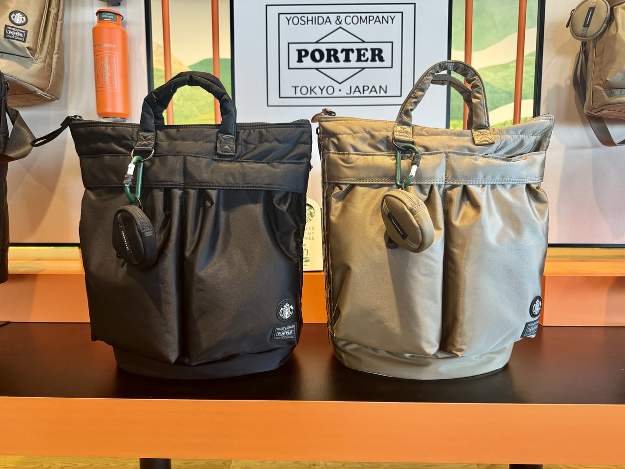 PORTER コーヒービーンシェイプ ヘルメットバッグ