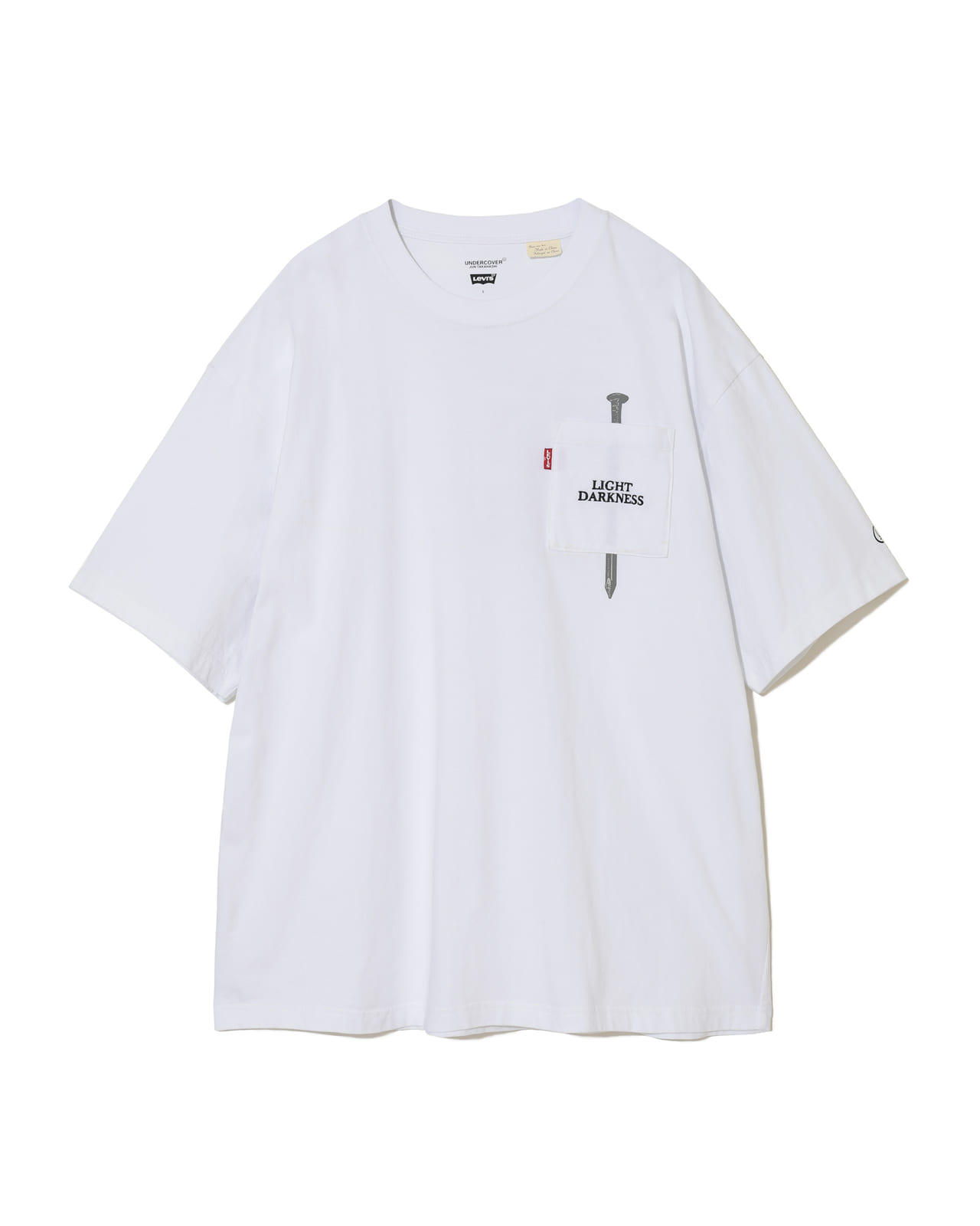 Levi's® x UNDERCOVER　Tシャツ　プリント　バックプリント　ホワイト