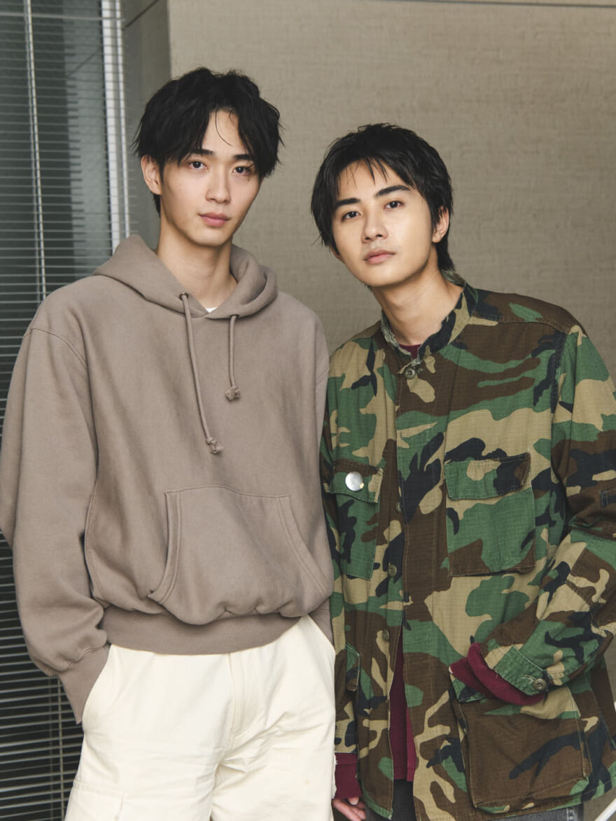 野村康太×髙橋大翔「仕事仲間というより“ガチ仲間”。もっと自分たちのことを知ってもらいたい」／メンズノンノモデル同期が語る“これまでのこと、これからのこと”　メンズノンノモデルt　対談