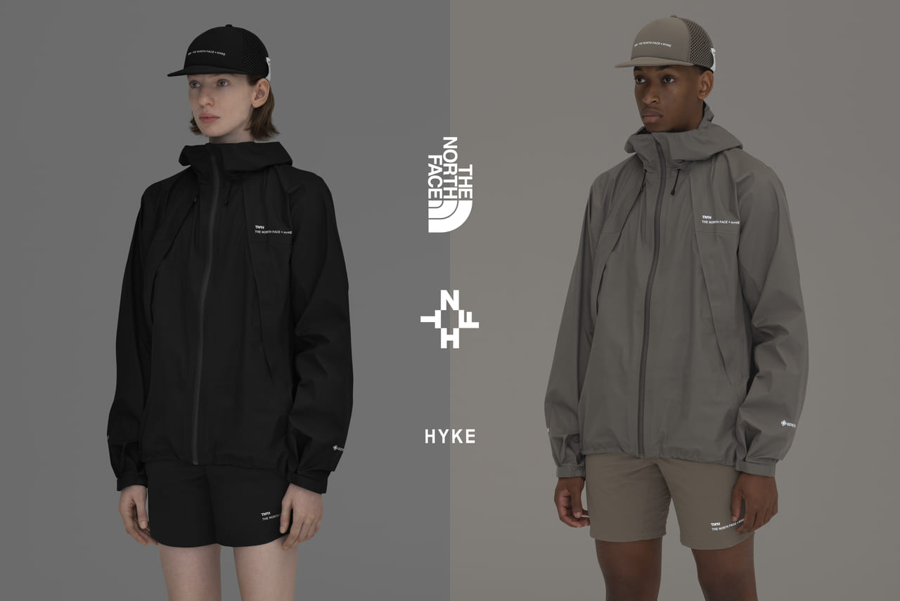 THE NORTH FACE(ザ・ノース・フェイス)　HYKE(ハイク)　"TNFH THE NORTH FACE × HYKE " SS 2025 COLLECTION 　新作　キービジュアル１