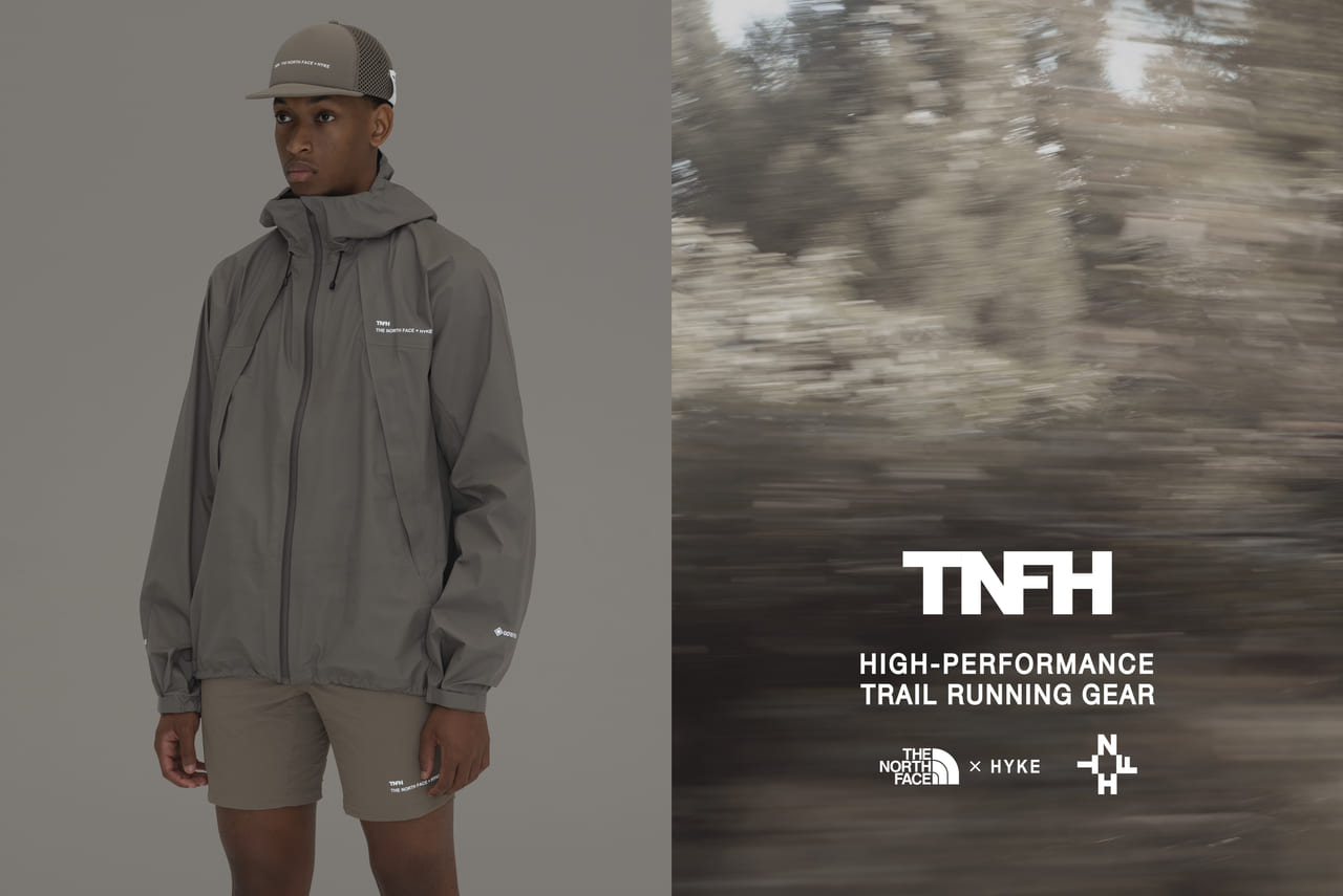 THE NORTH FACE(ザ・ノース・フェイス)　HYKE(ハイク)　"TNFH THE NORTH FACE × HYKE " SS 2025 COLLECTION 　新作　キービジュアル２