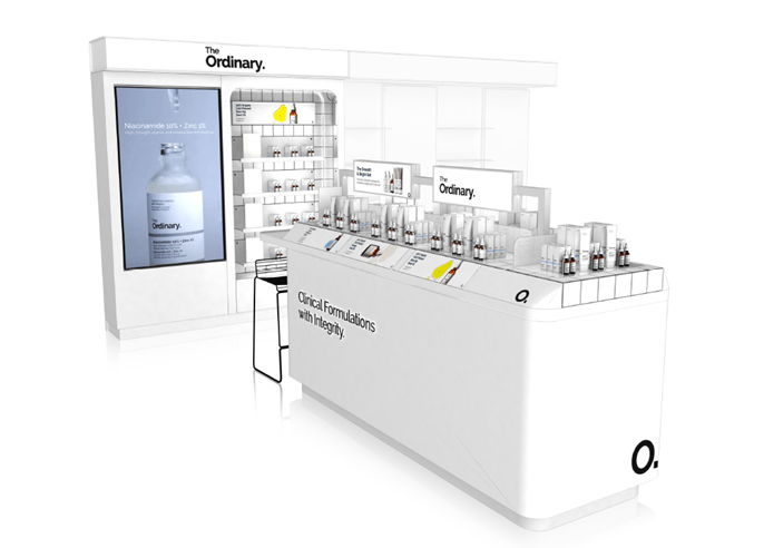 「The ordinary 」の常設店が 渋谷スクランブルスクエアにオープン