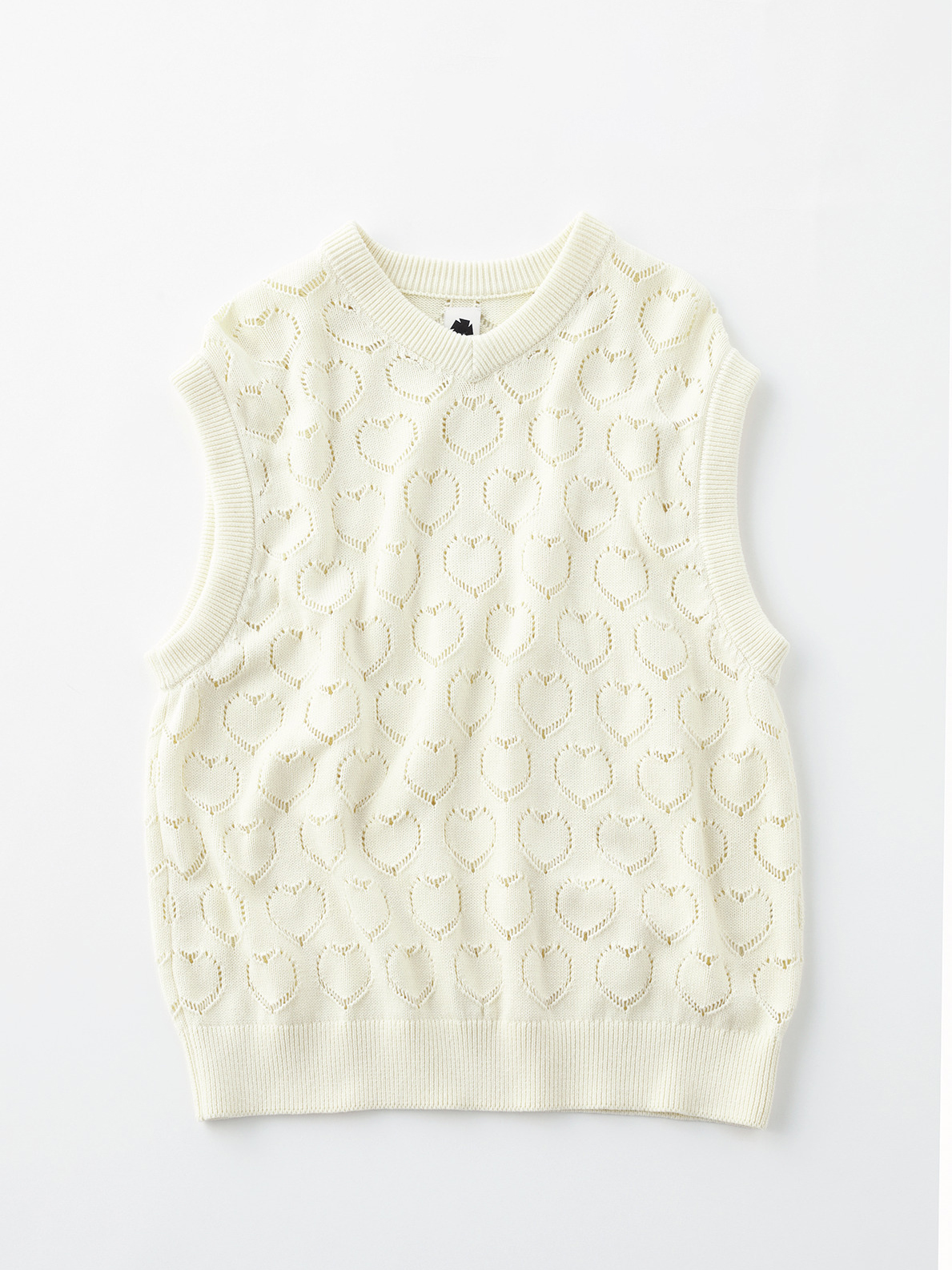 vowels EYELET SWEATER VEST