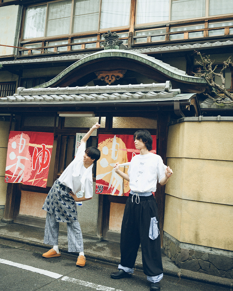 上長者町の長者湯の入り口