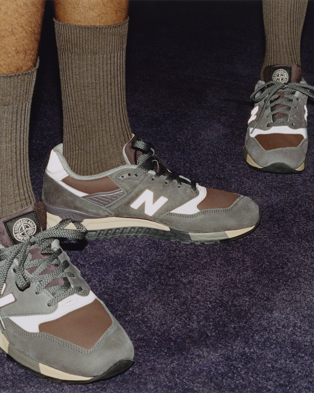 STONE ISLAND 　NEW BALANCE 　『998 MADE IN USA』　ニューバランス　ストーンアイランド　スニーカー　側面